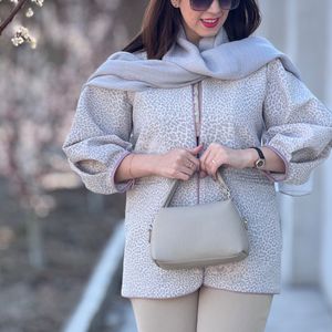 مانتو ژاکارد پلنگی