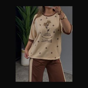 خرید آنلاین ست بلوز و شلوار گلی