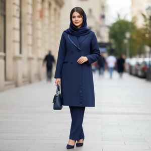 مانتو و شلوار ساتن مدل شیما