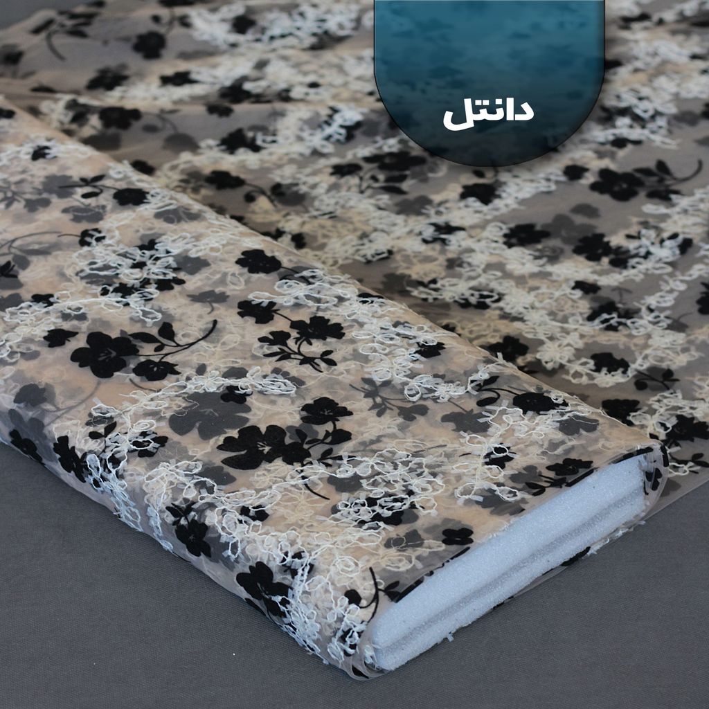 خرید اینترنتی قیمت پارچه دانتل رباندوزی 1253