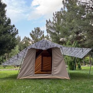خرید اینترنتی قیمت چادر مسافرتی KMS کمپینگ سه در چهار با سایبان پلاس حرفه‌ای ضدآب چهار فصل