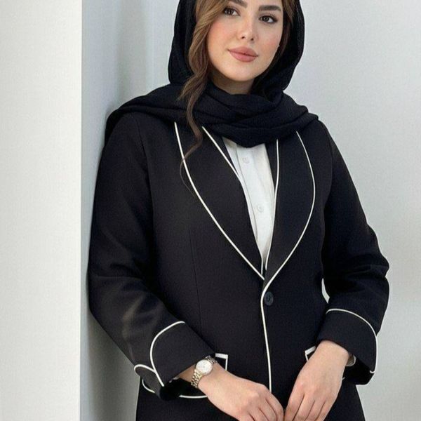 کت و شلوار مغزی دوزی مدل فلورا