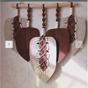 دیوارکوب برگ مکرومه مدل کارن