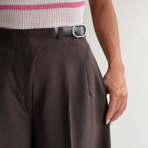 خرید اینترنتی شلوار کرپ کمربندی کد 102159