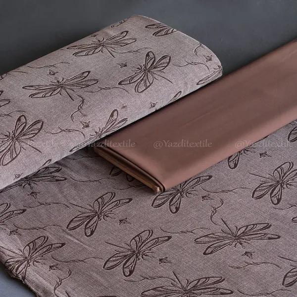 پارچه ژاکارد پنبه سنجاقک 1242