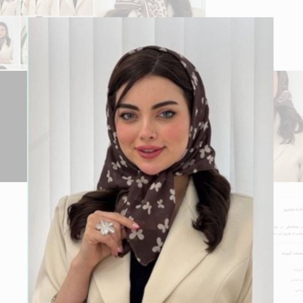مینی اسکارف نخی