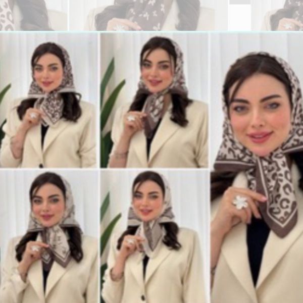 مینی اسکارف نخی