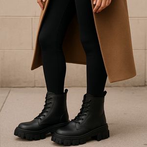 خرید آنلاین نیم بوت زنانه مشکی مدل Roxana