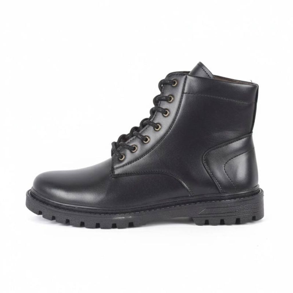 خرید اینترنتی قیمت نیم بوت مردانه زیپی مدل Bershka -مشکی