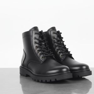خرید اینترنتی قیمت نیم بوت مردانه زیپی مدل Bershka -مشکی