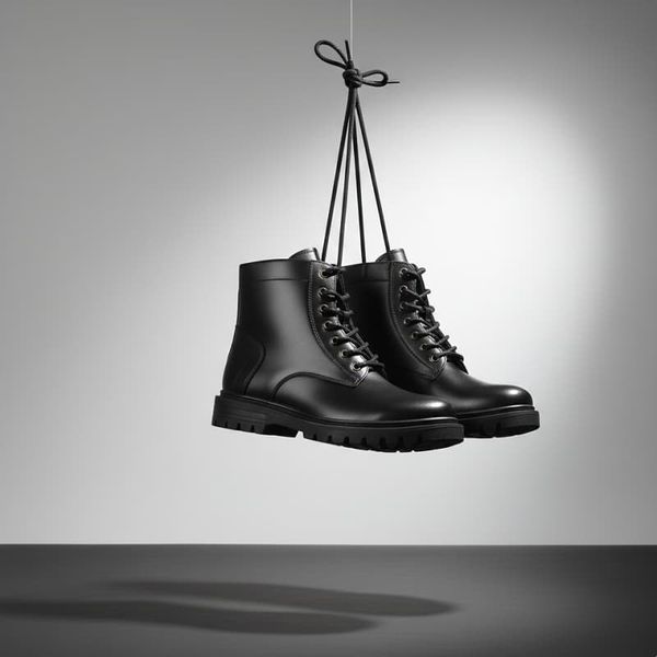 نیم بوت مردانه زیپی مدل Bershka -مشکی