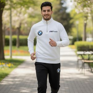 خرید اینترنتی قیمت ست راحتی مردانه سوییشرت شلوار مدل Mpower