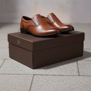 خرید اینترنتی قیمت کفش رسمی مردانه مدل Dena-عسلی