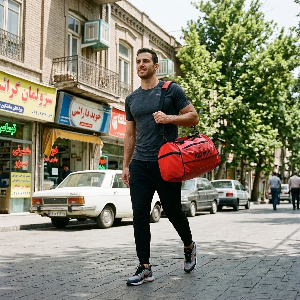 خرید اینترنتی قیمت ساک ورزشی نایکی مدل Just do it