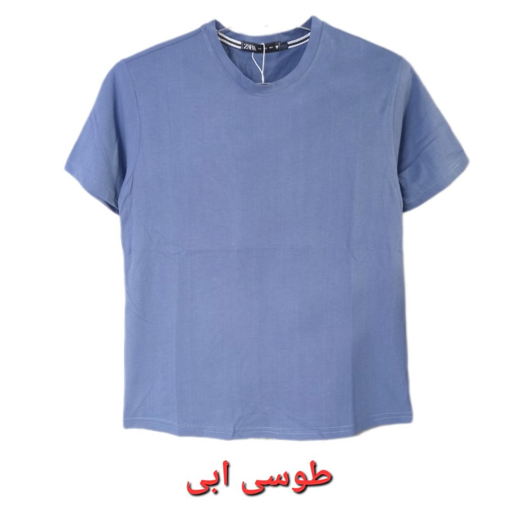 خرید انلاین تیشرت ساده مردانه یقه گرد نخی