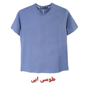 خرید انلاین تیشرت ساده مردانه یقه گرد نخی