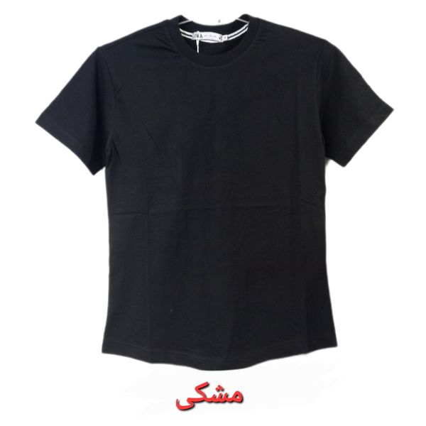 تیشرت ساده مردانه یقه گرد نخی