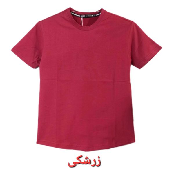 تیشرت ساده مردانه یقه گرد نخی