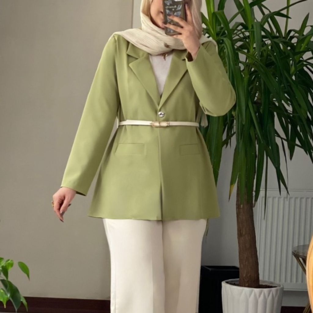 خرید آنلاین مانتو کتی تک دکمه ارش