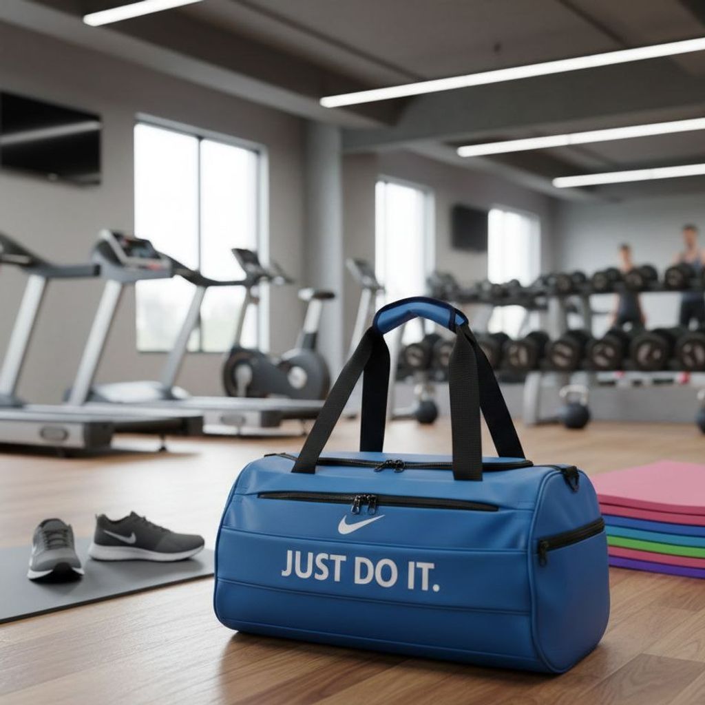 خرید اینترنتی قیمت ساک ورزشی نایکی مدل Just do it-آبی