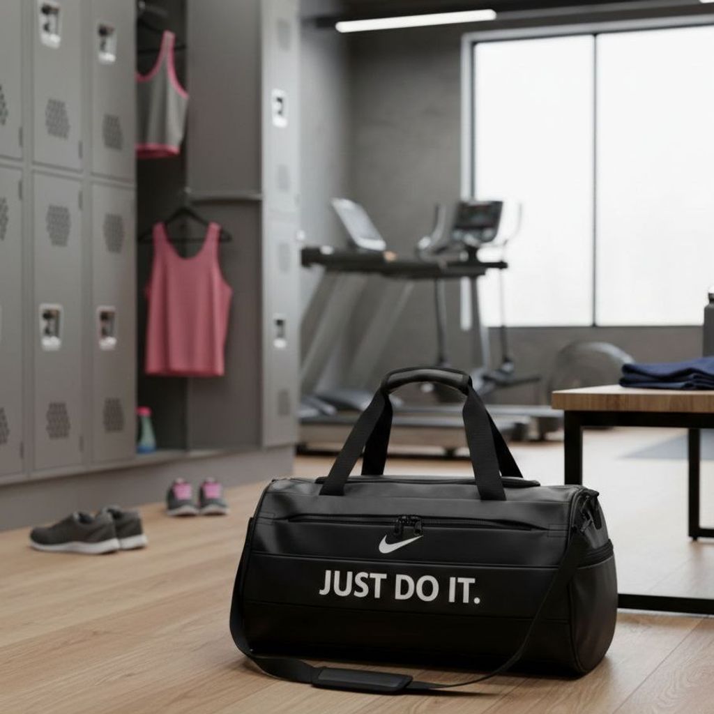 خرید اینترنتی قیمت ساک ورزشی نایکی مدل Just do it-مشکی