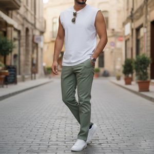 خرید اینترنتی قیمت شلوار مردانه بنگال کش دم پا ساده مدل Behnam-سبز