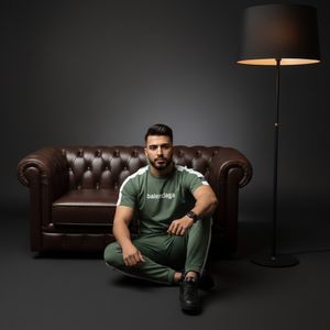 خرید اینترنتی قیمت ست تیشرت و شلوار مردانه بنگال کش Balenciaga-سبز