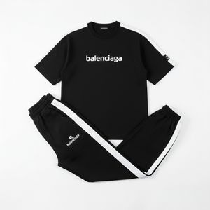 خرید اینترنتی قیمت ست تیشرت و شلوار مردانه بنگال کش Balenciaga-مشکی