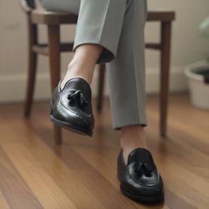 خرید اینترنتی قیمت کفش کالج مردانه مشکی مدل Parang