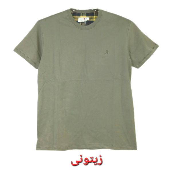 تیشرت ساده مردانه  پنبه زیتونی شکلاتی