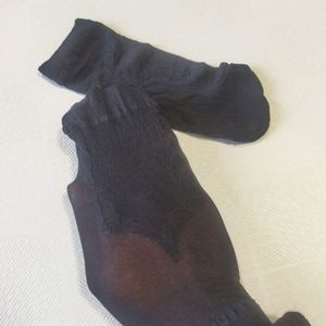جوراب پارازین کرم و مشگی jrb56