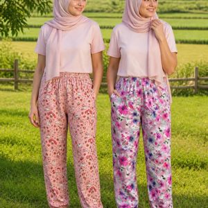 شلوار نخی زنانه
