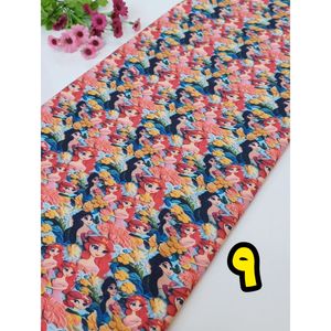فروش اینترنتی پارچه تریکو پنبه طرحدار