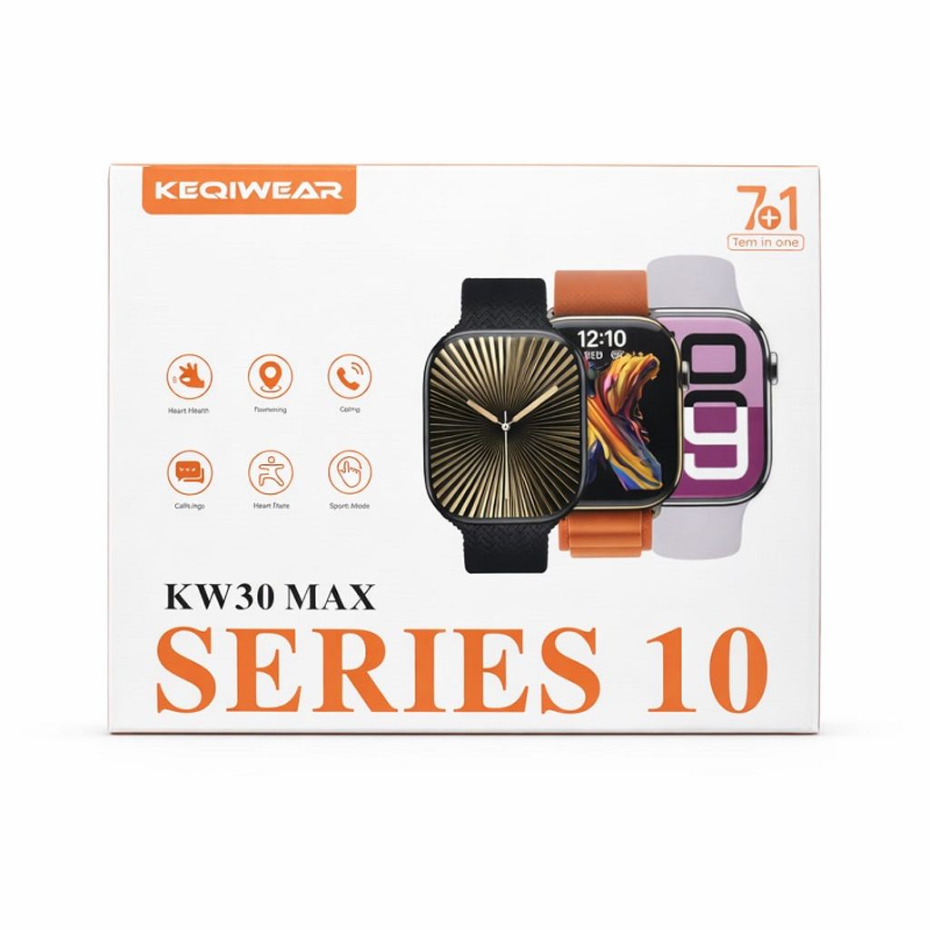 خرید اینترنتی قیمت ساعت هوشمند 7بند Kwqiwear مدل Kw30 Max-چند رنگ
