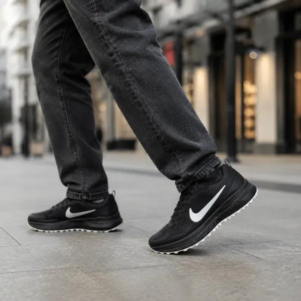 کفش ورزشی مردانه Nike مدل Tigo مشکی زیره سفید