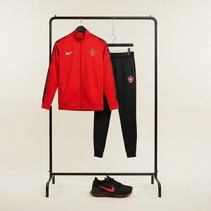 خرید اینترنتی قیمت پکیج ست سوییشرت شلوار پرسپولیس مردانه مدلJ92 کفش ورزشی مردانه Nike مدل Tigo زیره قرمز