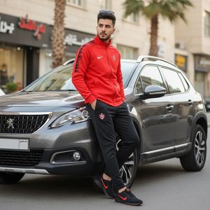 خرید اینترنتی قیمت پکیج ست سوییشرت شلوار پرسپولیس مردانه مدلJ92 کفش ورزشی مردانه Nike مدل Tigo زیره قرمز