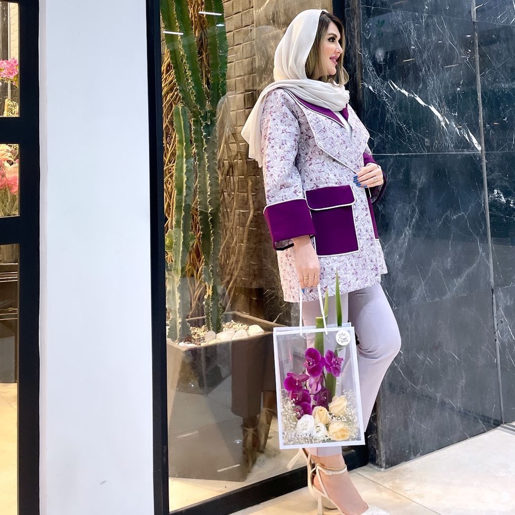 قیمت مانتو ژاکارد زنانه مدل شینا (کالکشن فروزان نریمیسا)