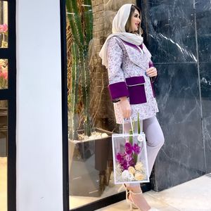 قیمت مانتو ژاکارد زنانه مدل شینا (کالکشن فروزان نریمیسا)
