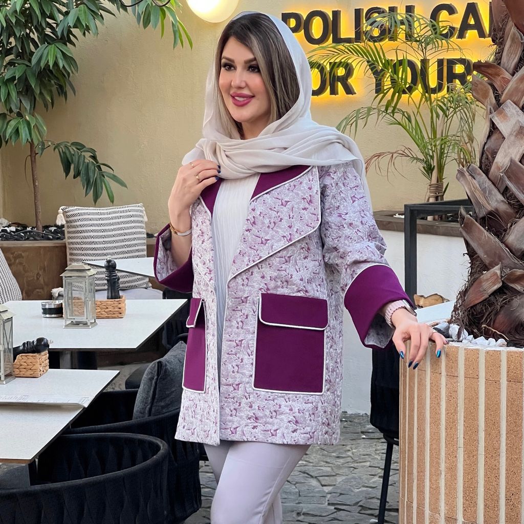قیمت مانتو ژاکارد زنانه مدل شینا (کالکشن فروزان نریمیسا)