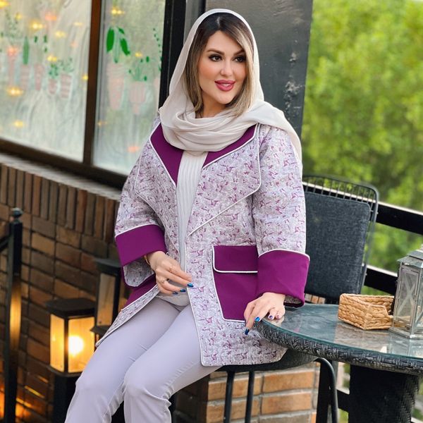 مانتو ژاکارد زنانه مدل شینا (کالکشن فروزان نریمیسا)