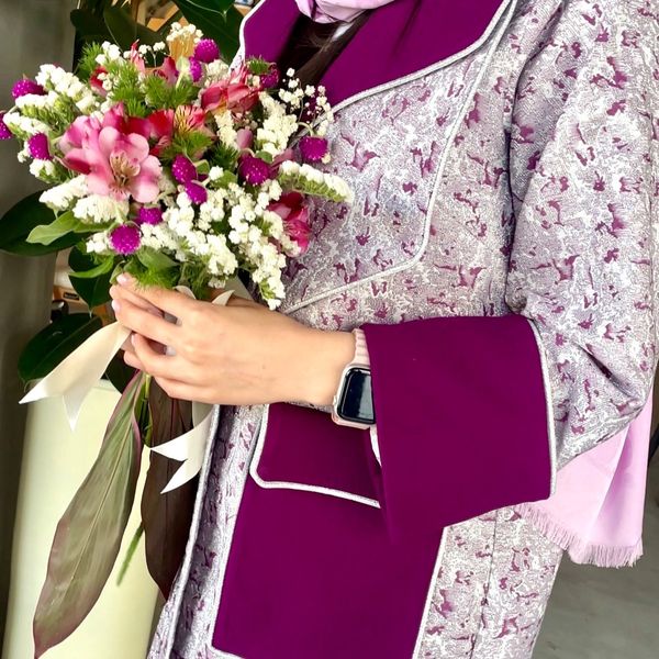مانتو ژاکارد زنانه مدل شینا (کالکشن فروزان نریمیسا)