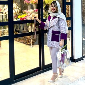 فروش اینترنتی مانتو ژاکارد زنانه مدل شینا (کالکشن فروزان نریمیسا)
