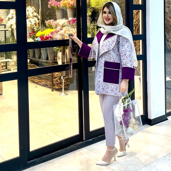 مانتو ژاکارد زنانه مدل شینا (کالکشن فروزان نریمیسا)