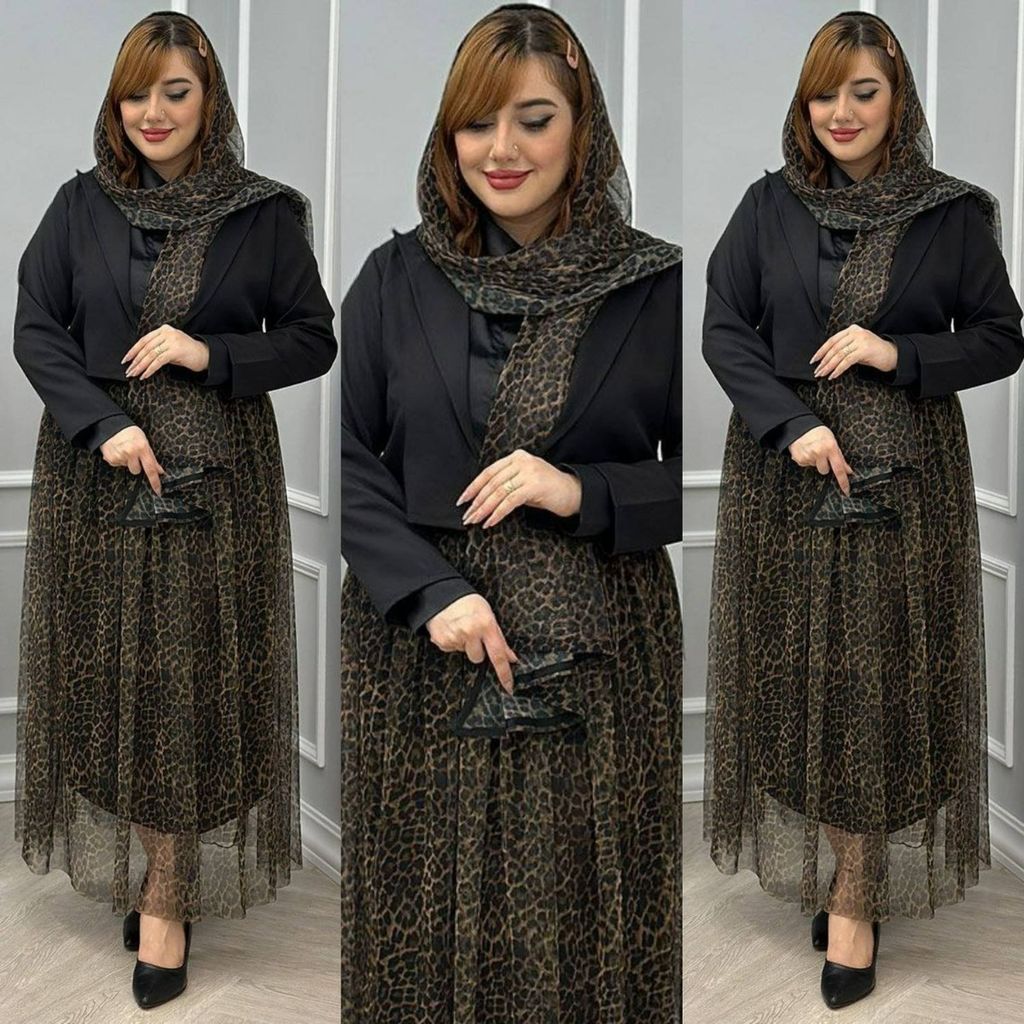 خرید اینترنتی ست سه تیکه پلنگی