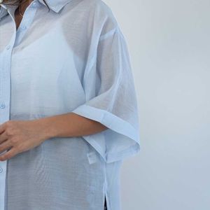 قیمت شومیز حریر یقه هفت کد 220638
