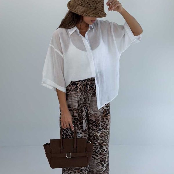 شومیز حریر یقه هفت کد 220638