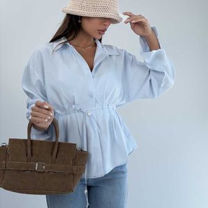 فروش اینترنتی شومیز کمربنددار کد 220635