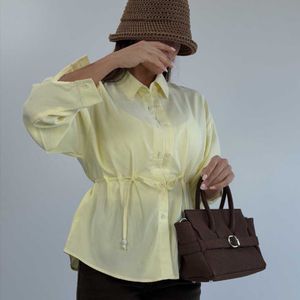 خرید اینترنتی شومیز کمربنددار کد 220635