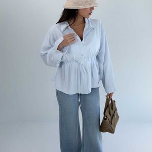 قیمت ارزان شومیز کمربنددار کد 220635